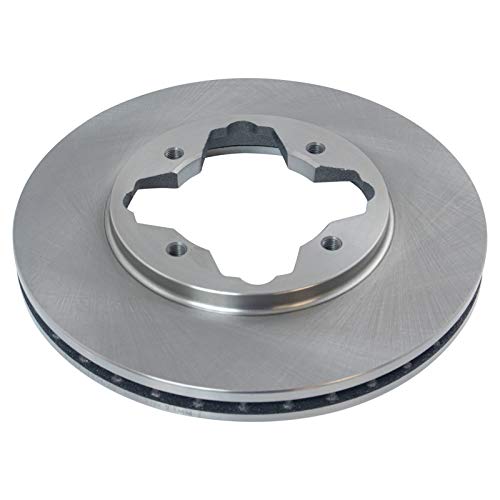 TRQ Front and Rear Ceramic Brake Pad and Rotor Set - style: BKA11250