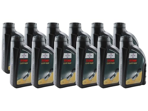Fuchs 12 Liter TITAN CVTF FLEX Continuously Variable Transmission Fluid (12 x 1L)