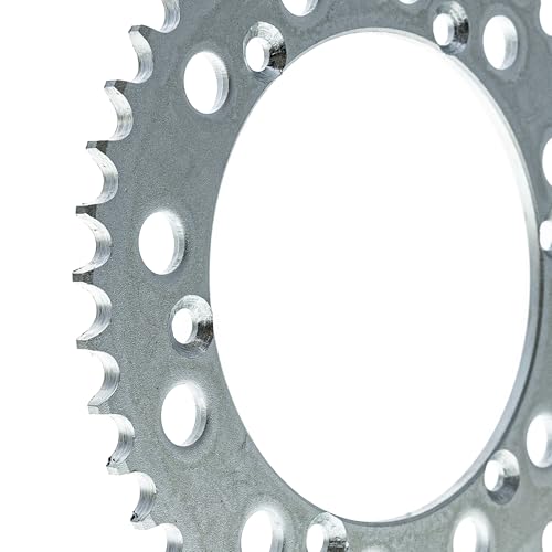 NICHE Drive Sprocket Chain Combo for Kawasaki KLX250 Front 14 Rear 42 Tooth 520 O-Ring 106 Links - size: O-Ring Chain