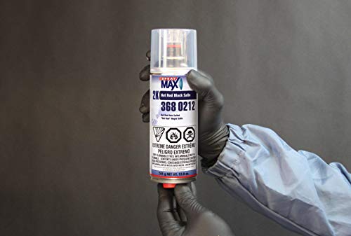 Spray max 2K Hot Rod Satin Black Spray Paint,Automotive Topcoat With Long Lasting and Durable Finish, High Chemical and Weather Resistance,2 Pack