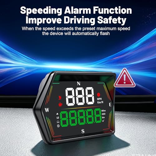 Universal GPS HUD Speedometer MPH KM/H Display for Car and Motorcycle