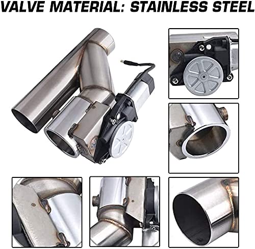 SPELAB Stainless Steel Exhaust Pipe Kit (2.5 inch) - size: 2.5 inch