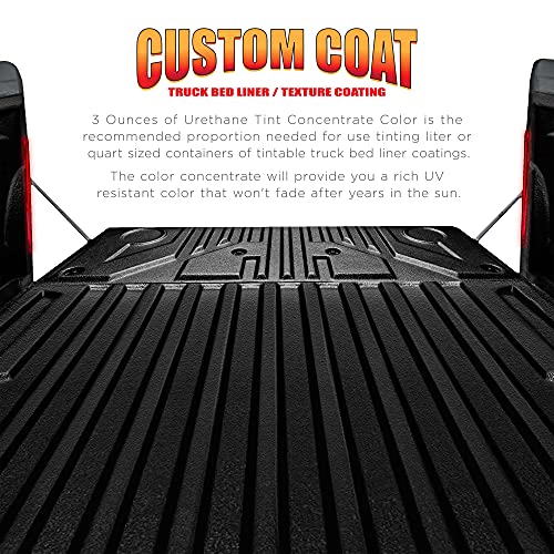 Custom Coat 3 Ounce, Black Metallic, Bed Liner Tint Concentrate - color: Black Metallic, size: 3-Ounce (Pack of 1)