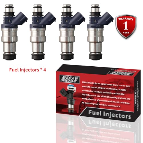 Set of 4 Fuel Injectors 23209-79085 FJ376 Replacement - size: FJ376