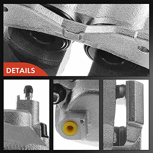 A-Premium Front Disc Brake Caliper with Bracket - style: ATE Brake System Front Sides