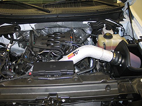 K&N Cold Air Intake System: High-Flow Air Filter, Increase Performance & Towing: Compatible with 2011-2014 FORD F150, 77-2581KP - style: Metal