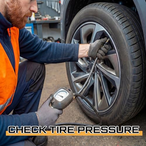 TPMS Rubber Valve Stems Snap-in Tire Pressure Sensor, 10 Pcs