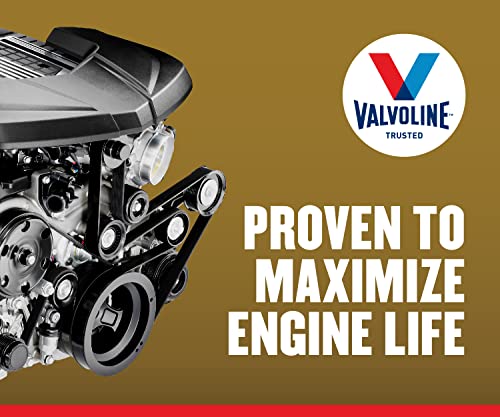 Valvoline Extended Protection High Mileage with Ultra MaxLife Technology 5W-30 Full Synthetic Motor Oil 5 QT, Case of 3 - size: 5 qt (Pack of 3), style: Premium Full Synthetic High Mileage