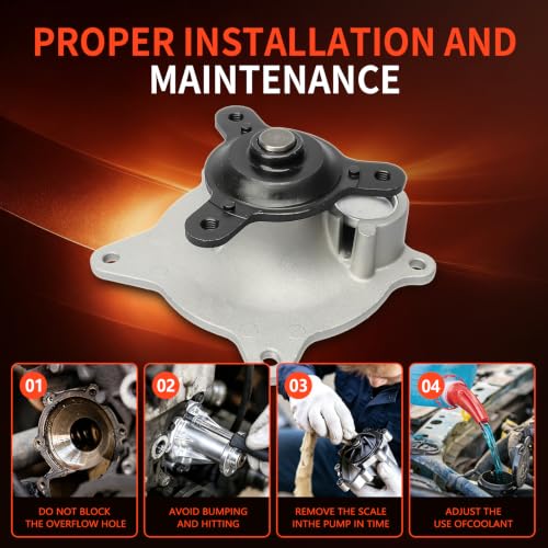 AW7165 Engine Water Pump Kit for Town & Country Caravan - size: AW7165