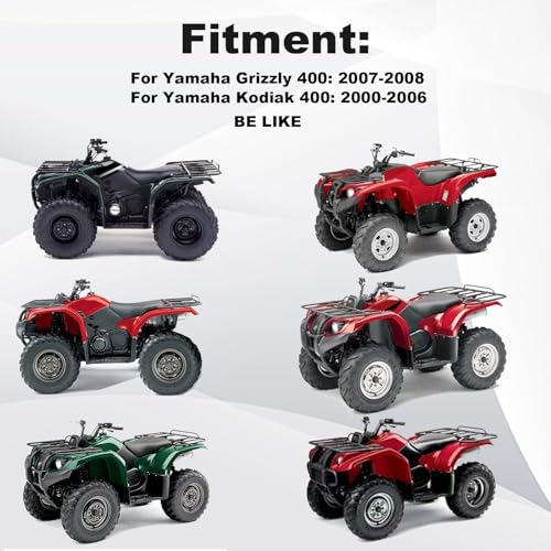 84.5MM Cylinder Piston Gasket Top End Kit Set Compatible with Yamaha Kodiak 400 Grizzly 400 Big Bear 400 YFM400
