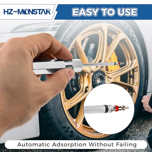 2Pcs Valve Core Removal Tool, Tire Valve Stem Puller Rod Tool