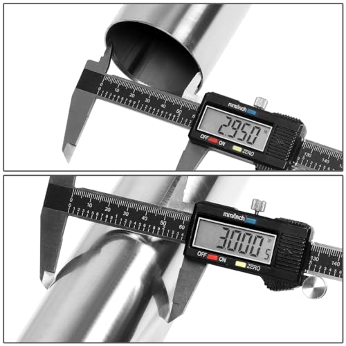 DNA MOTORING 8Pcs 3 Inches Stainless Steel DIY Custom Exhaust Tubing Mandrel Bend Pipes Straight & U-Bend Kit, Universal Fit, ZTL-30SS-8P - size: 3Inch, style: Stainless Steel