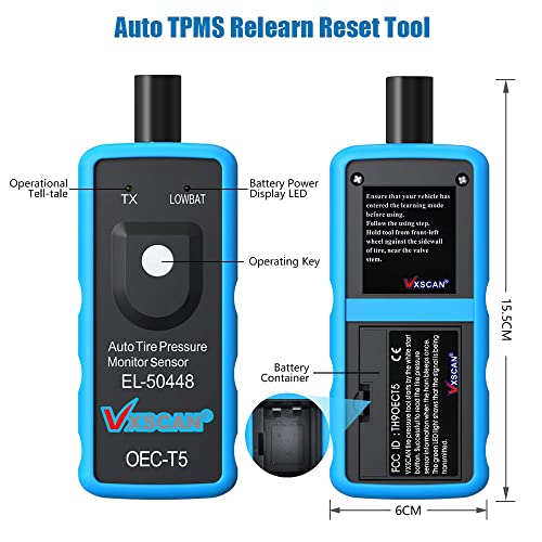 TPMS 재학습 도구, 타이어 압력 모니터 센서 활성화 도구 OEC-T5 GM 시리즈 차량 타이어 시스템 학습용