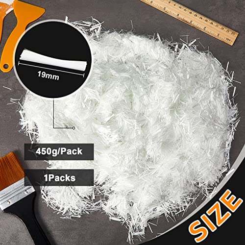 Fabbay 1lb 3/4'' (19 Mm) Fiberglass for Cement Mortar Concrete Mix