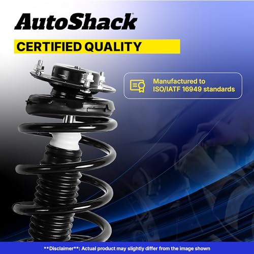 AutoShack Front Complete Strut Assembly with Coil Spring, 1pc