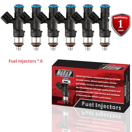 Set of 6 Fuel Injectors 0280158055 FJ10686 CM5147 FJ818 Replacement - size: 0280158055