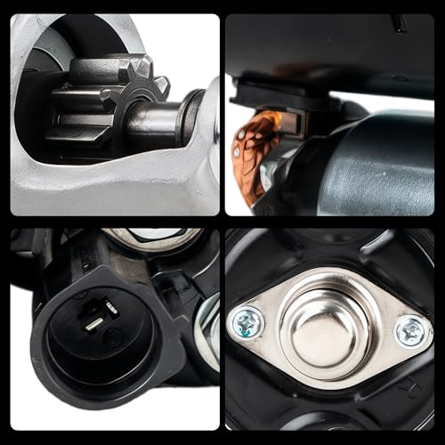Starter Compatible with Audi A4 2009-2016, A4 Quattro 2009-2016, A5 2010-2014, A5 Quattro 2010-2017, A6 2012-2016, Q5 2011-2017, Starter Motor 06D911021B L4 2.0L