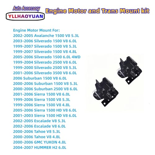 Yllhaoyuan Engine Motor Mount Set of 2 for Trucks & SUVs Compatible with - size: Set of 2