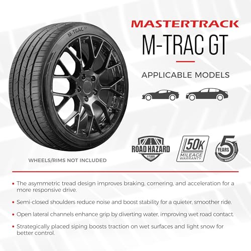Mastertrack M-TRAC GT UHP All-Season Tires (Set of 2) 245/40ZR19 98W XL - size: 245/40ZR19