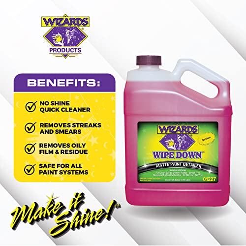 Wizards Wipe Down Matte Paint Detailer Cleaner - 1 Gallon - size: 1 Gallon