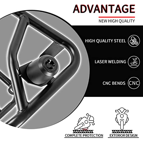 Motorcycle Highway Crash Bars Frame Slider Bumper Tank Guard & Engine Protection Bar for K-awasaki Z650RS Z650 RS Z 650 RS Z-650-RS 2022 2023 2024 Gas Tank Falling Protector