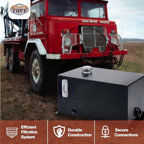 Field Tuff 14 Gauge Welded Steel Hydraulic Reservoir Tank, Black, 10 Gallon - size: 10 Gallon