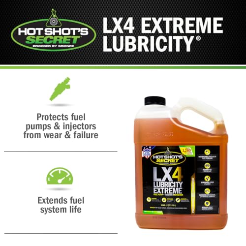 Hot Shot's Secret LX4 Lubricity Extreme Fuel Additive, 1 Gallon - style: 128 fl oz (1 Count)