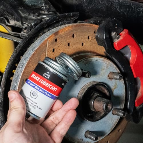 AGS Automotive Solutions Brush Top Can Ceramic-Glyde Silicone Brake Lubricant, 4oz, Compatible with Ceramic and Metallic Brake Pads, Noise Reduction Technology - size: 4oz