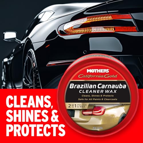 Mothers California Gold Brazilian Carnauba Cleaner Wax, 12 oz. Paste, 05500 - size: 12 Ounce (Pack of 1)