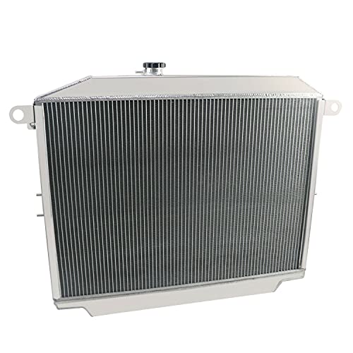 Radiator for 1998-2007 Toyota Land Cruiser 4.7L V8 Gas & 1998-2007 Lexus LX470 4.7L V8, 4 Row Full Performance Aluminium Radiator - size: 4 Row Radiator
