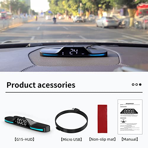 GPS Speedometer Digital Display Multifunctional USB for All 5V Car
