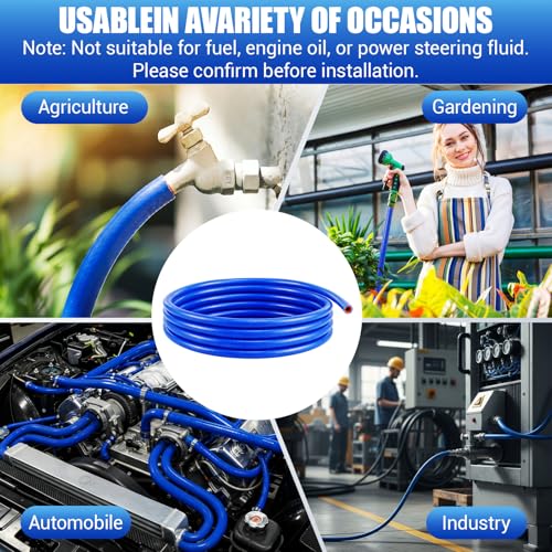 Outus 1/4" Id, 10ft Silicone Heater Hose,Coolant Radiator Hose, Blue, 1 - color: Blue, size: 1/4" ID, 10ft