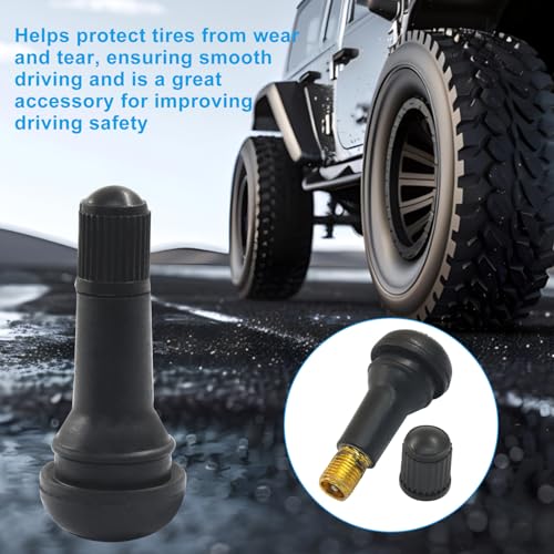 Waziaqoc TR413 Tire Valve Stems, 20 PCS, Black - size: Tr413