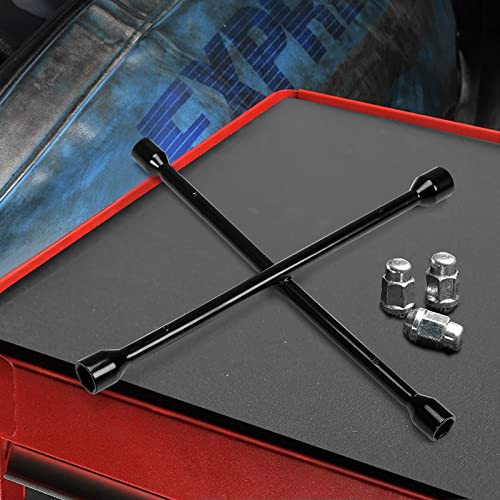Torin TRX31101-14F Professional 14" Universal Heavy Duty 4-Way Cross Lug Wrench, Black (Pack of 10) - size: 14 Inch (Pack of 10)