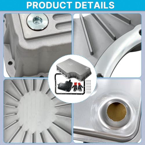 Deep Transmission Oil Pan Compatible with 2011-19 Ford F250 F350 F450 F550