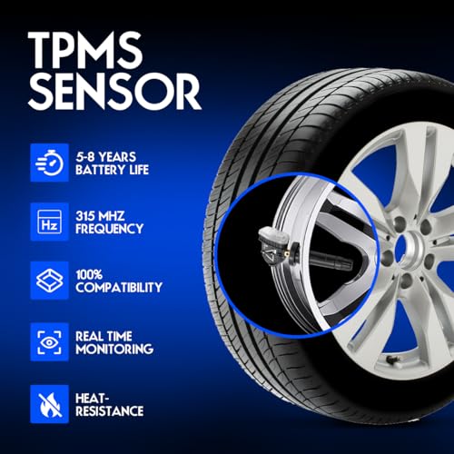 TPMS Tire Pressure Monitor Sensor, Compatible with Buick Enclave Lacrosse Regal,Cadillac CT6 XT4 XT5, Chevy Camaro Cruze Malibu Traverse, GMC Acadia Sierra, Replace#13516165 - color: 13516165