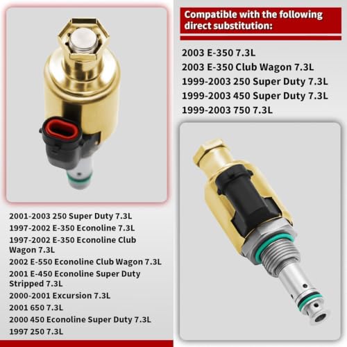 Nakkaa F81Z9C968AB 7.3L IPR Injector Regulator Compatible with F Series 250