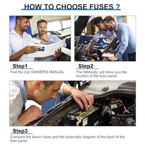 330PCS Car Fuses Assortment Kit, Upgraded Blade Fuses Automotive