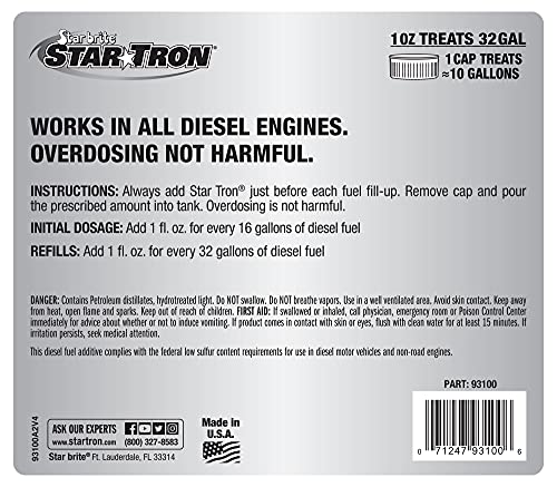 STAR TRON Enzyme Fuel Treatment - Diesel - style: 128 Oz Treats 4096 Gallons