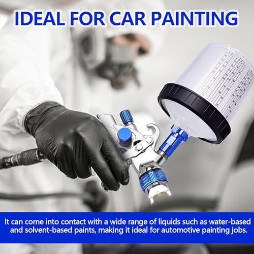 Hovom Car Spray Gun Cup Adapter, M16×1.5 Female Adapter, Blue - color: Blue+Internal Thread