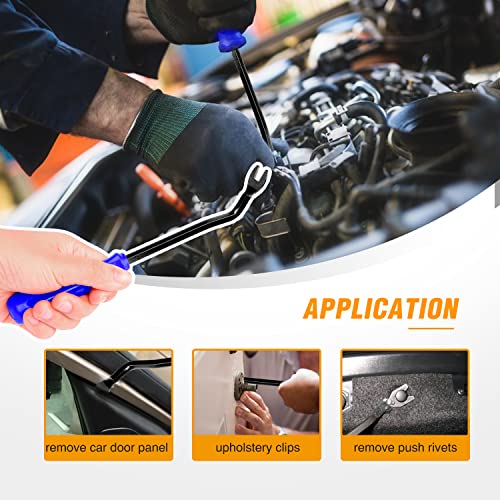 GOOACC 120PCS Car Bumper Retainer Clips & Fasteners Rivet Kit for Toyota - color: 120 Pcs Mixed Size Clips + 1 Remover