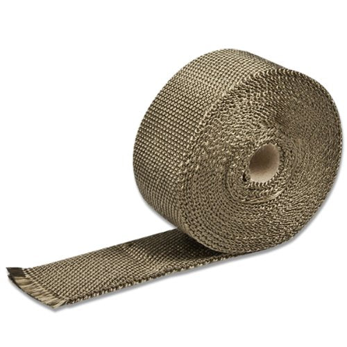 Auto Dynasty 7.5-Meter Exhaust Header/Catback/Turbo Manifold/Downpipe Titanium Heat Wrap - color: Titanium, size: 7.5-Meter