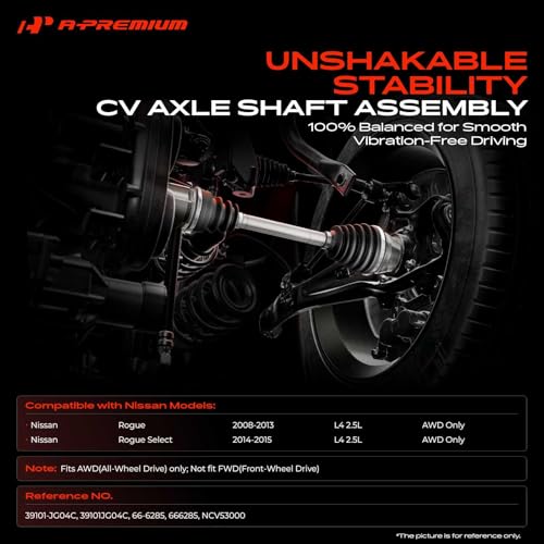A-Premium Front Left Driver Side CV Axle Shaft Assembly - style: Front Driver Side