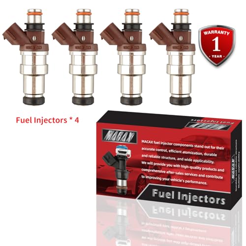 Set of 4 Fuel Injectors FJ377 23209-79095 Replacement - size: FJ377
