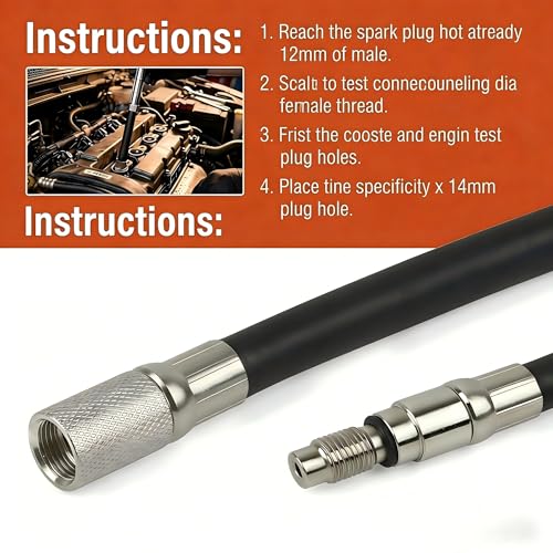 Compression Tester Adapter Compatible with Ford 4.6L 5.4L 6.8L 3-Valve