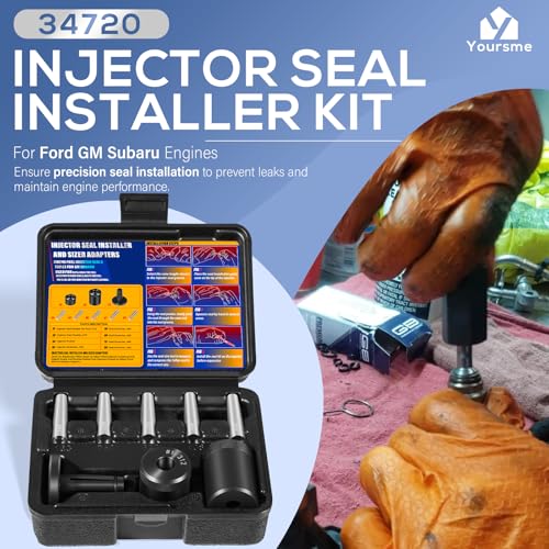 34720 Fuel Injector Seal Installer Tool Kit for Ford GM Subaru Engines