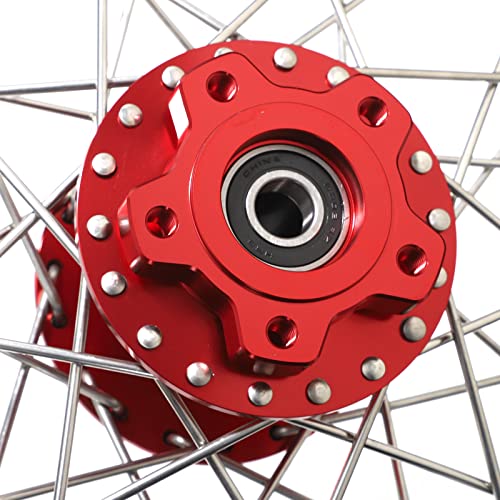 TOFR CNC 12"x2.15" Rear Wheel Rim for Sur-ron Surron Light Bee X LBX - color: Red, size: 12" Rear