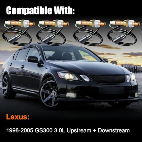 234-4048 234-4630 Oxygen Sensor 4 Pcs for 2000-2005 Lexus GS300 3.0L