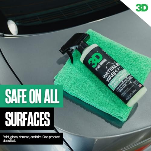 3D Waterless Car Wash - Easy Spray Waterless Detailing Spray - No Soap or Water Needed - Great on Cars, RVs, Motorcycles & Boats 1 Gallon - size: 128 Ounce (Pack of 1)