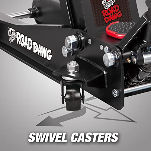 Road DAWG Low‑Profile High‑Reach Hydraulic 3 Ton Floor Jack, Black